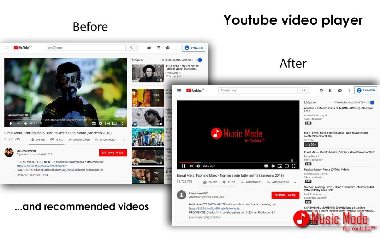 Music Mode for Youtube™ gallery image