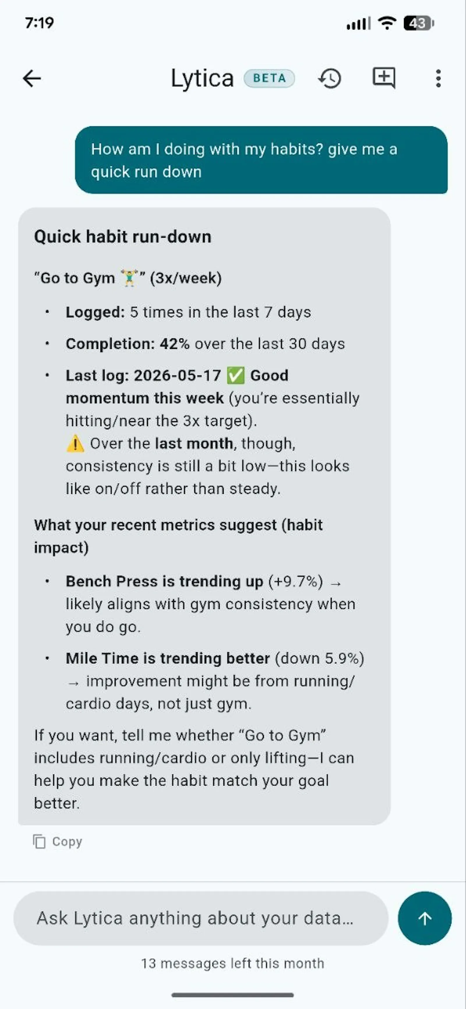 MyAnalytica screenshot 5