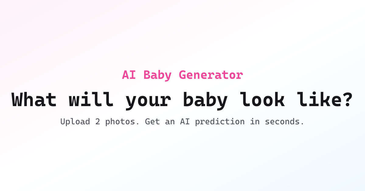 AI Baby Generator gallery image