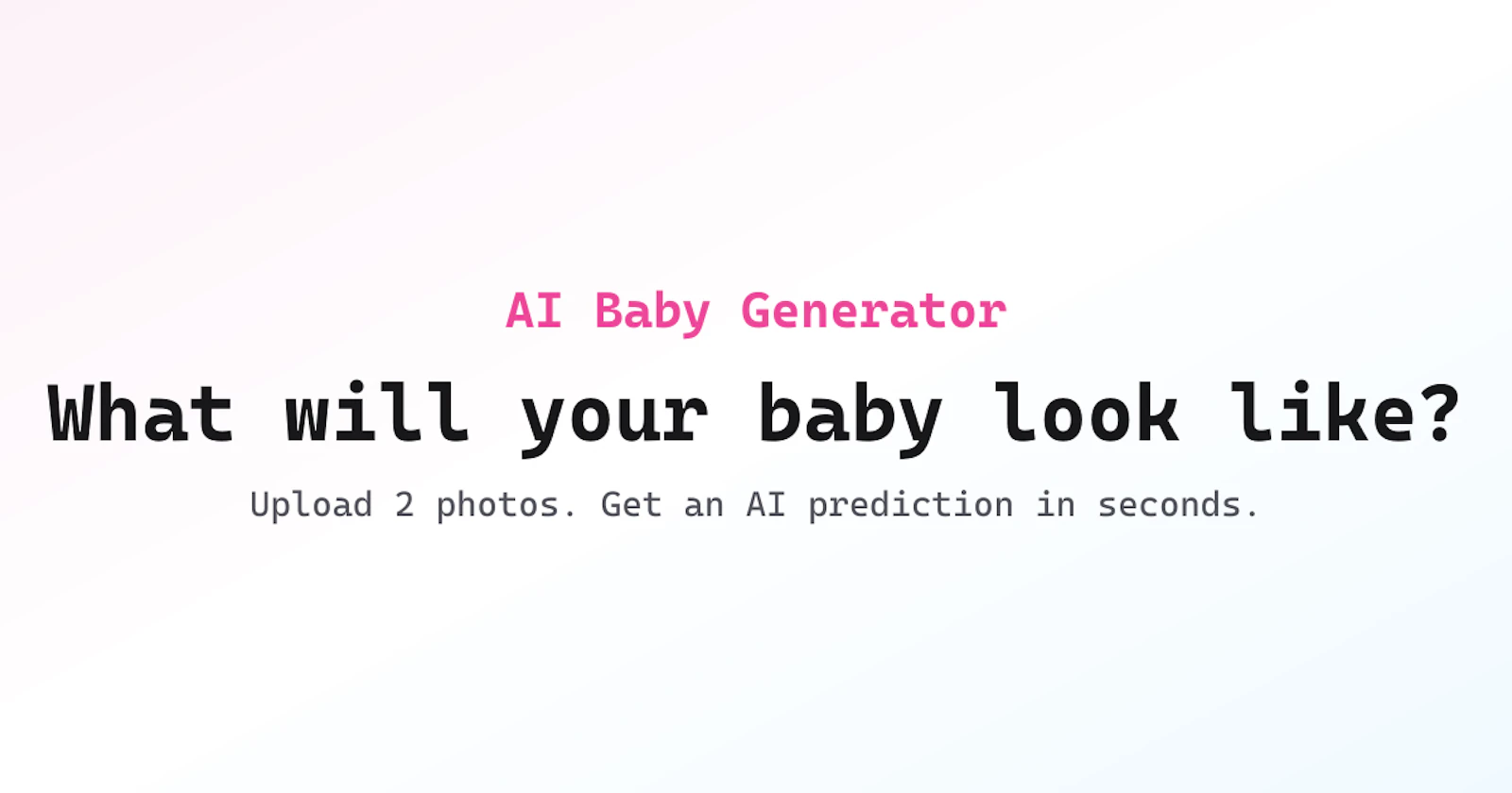 AI Baby Generator screenshot 1