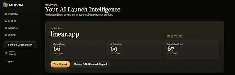 Lumora screenshot 1