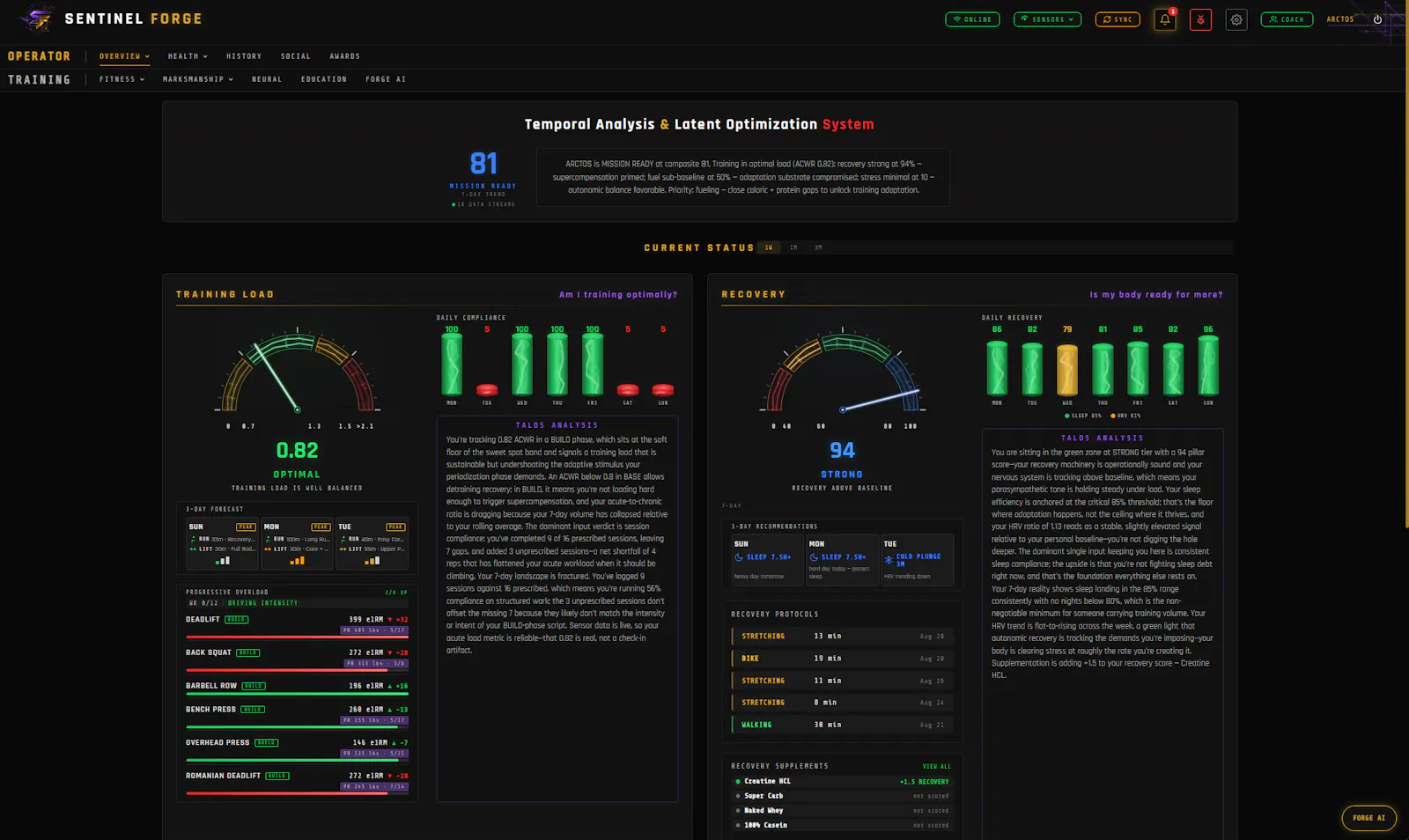 SENTINEL FORGE screenshot 1