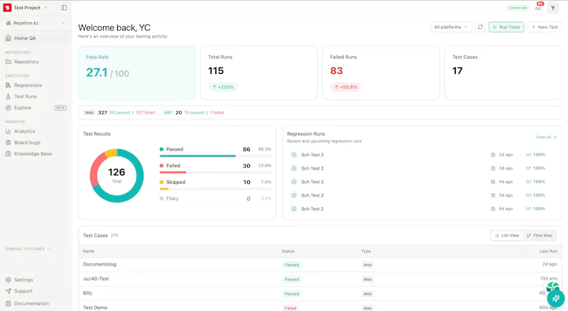 QAIT - Configure once. AI tests forever. screenshot 3