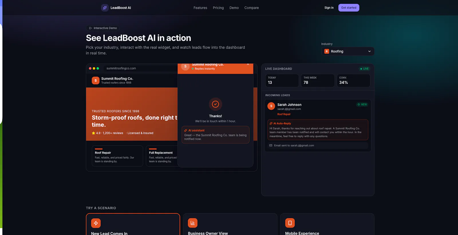 LeadBoostAI — B2B Lead Gen screenshot 3
