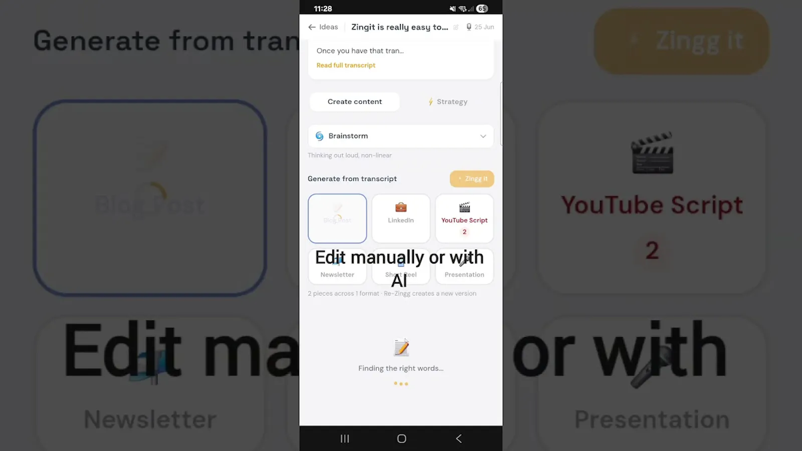 Zinggit screenshot 1 (video preview)