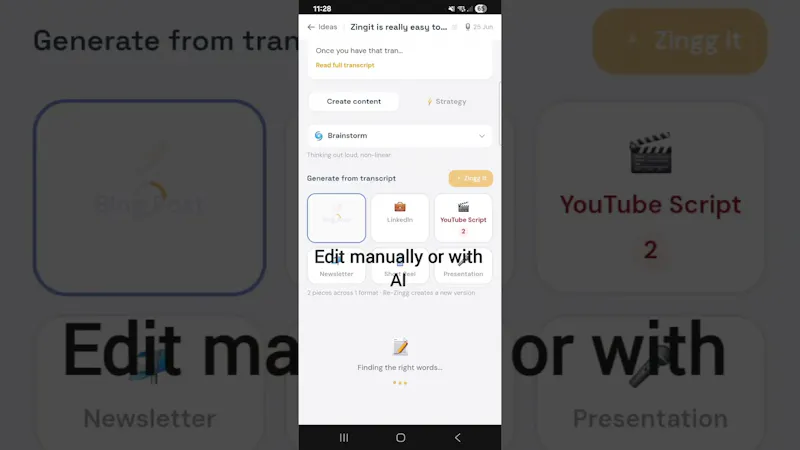 Zinggit screenshot 1 (video preview)