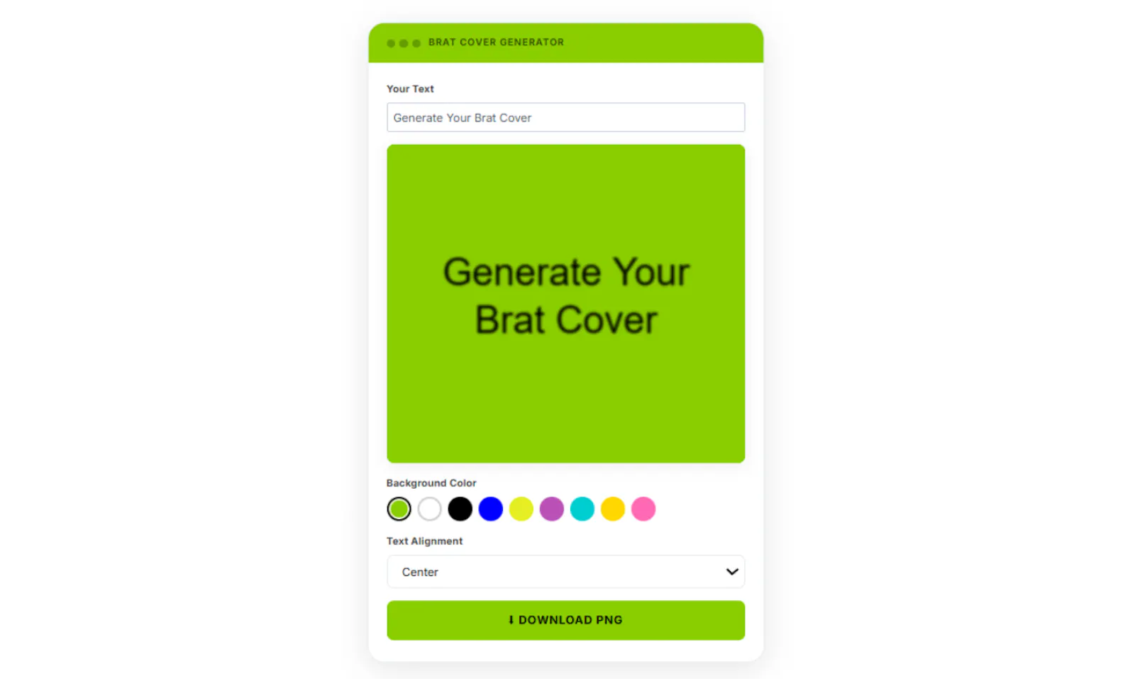Brat Generator screenshot 2
