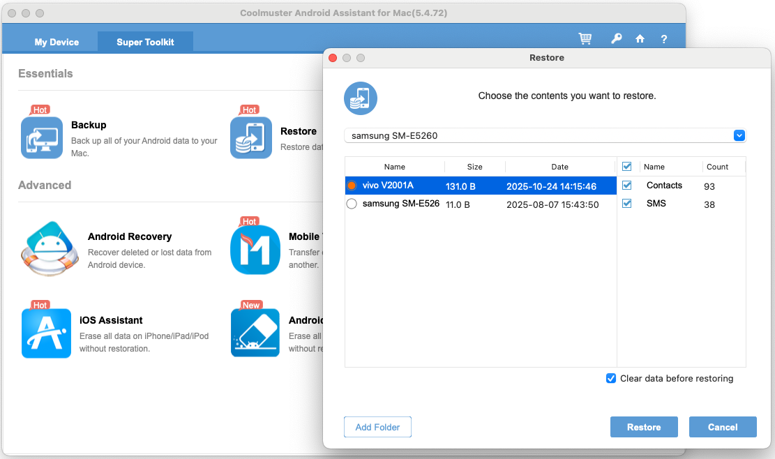 Coolmuster Android Assistant for Mac gallery image
