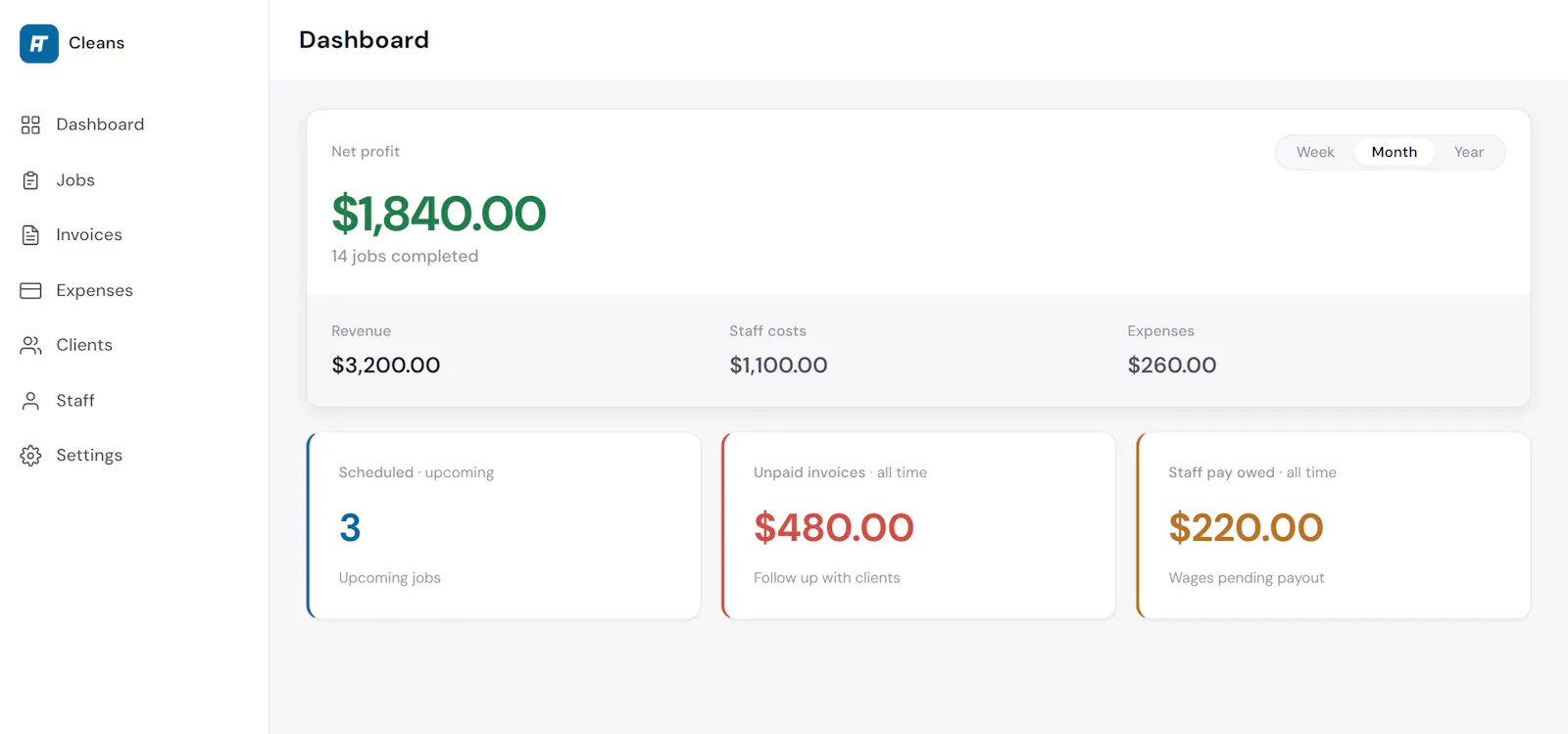 FieldTab screenshot 1