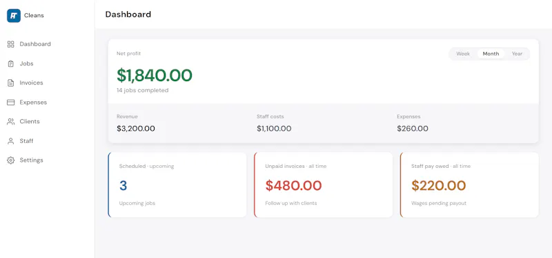 FieldTab screenshot 1