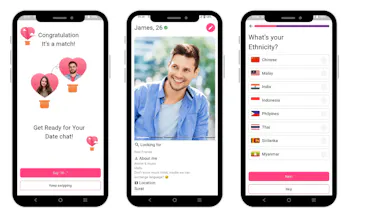 Vibe Mate Dating App Flutter UI Kit gallery image