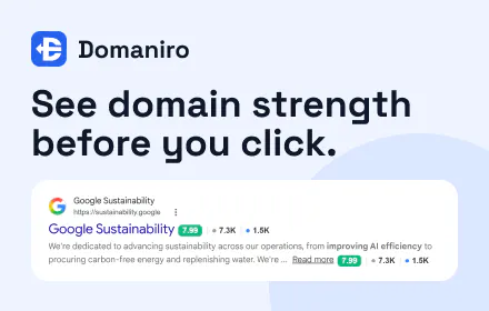 Domaniro - Free SEO Domain Metrics gallery image