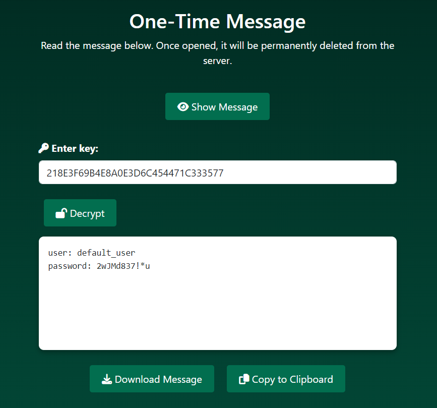 DataSafe  - 通過HOTKEY加密消息 - 一個很小的應用程序，可以快速發送帶有熱鍵的加密消息 media 4