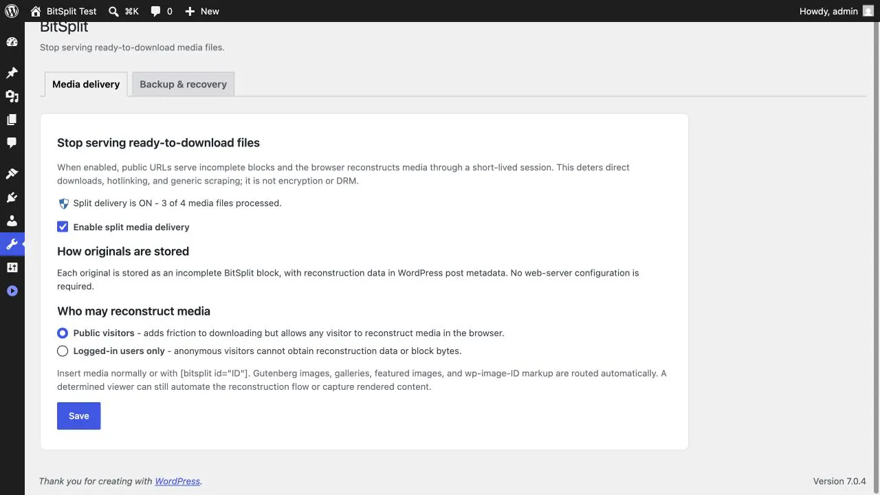 BitSplit Media Delivery gallery image