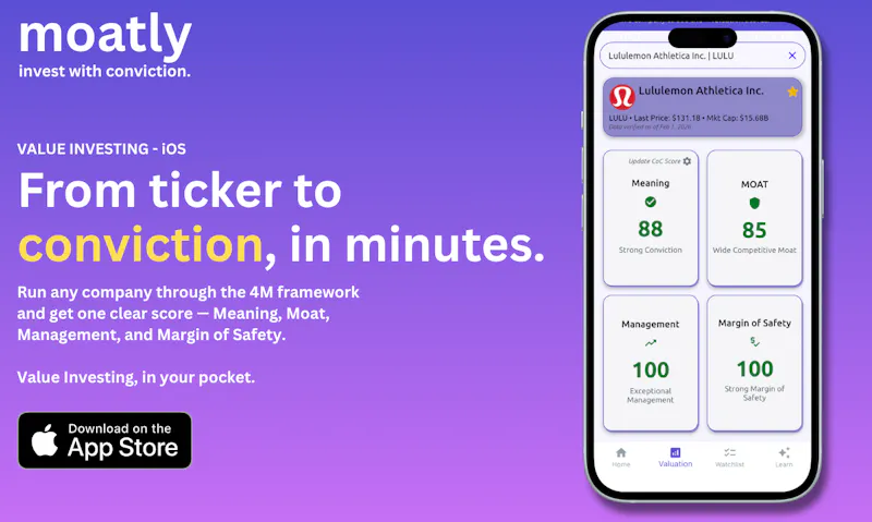 Moatly screenshot 2