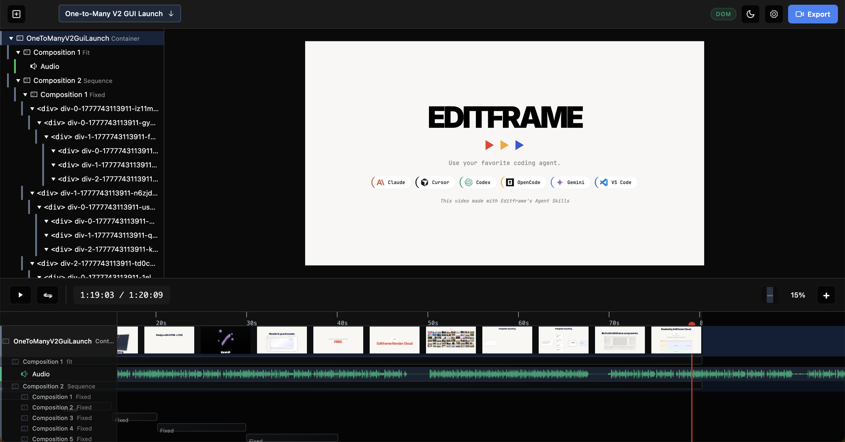 Editframe Launch gallery image