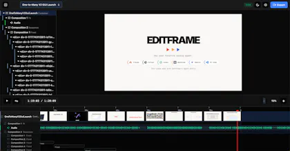 Editframe Launch gallery image
