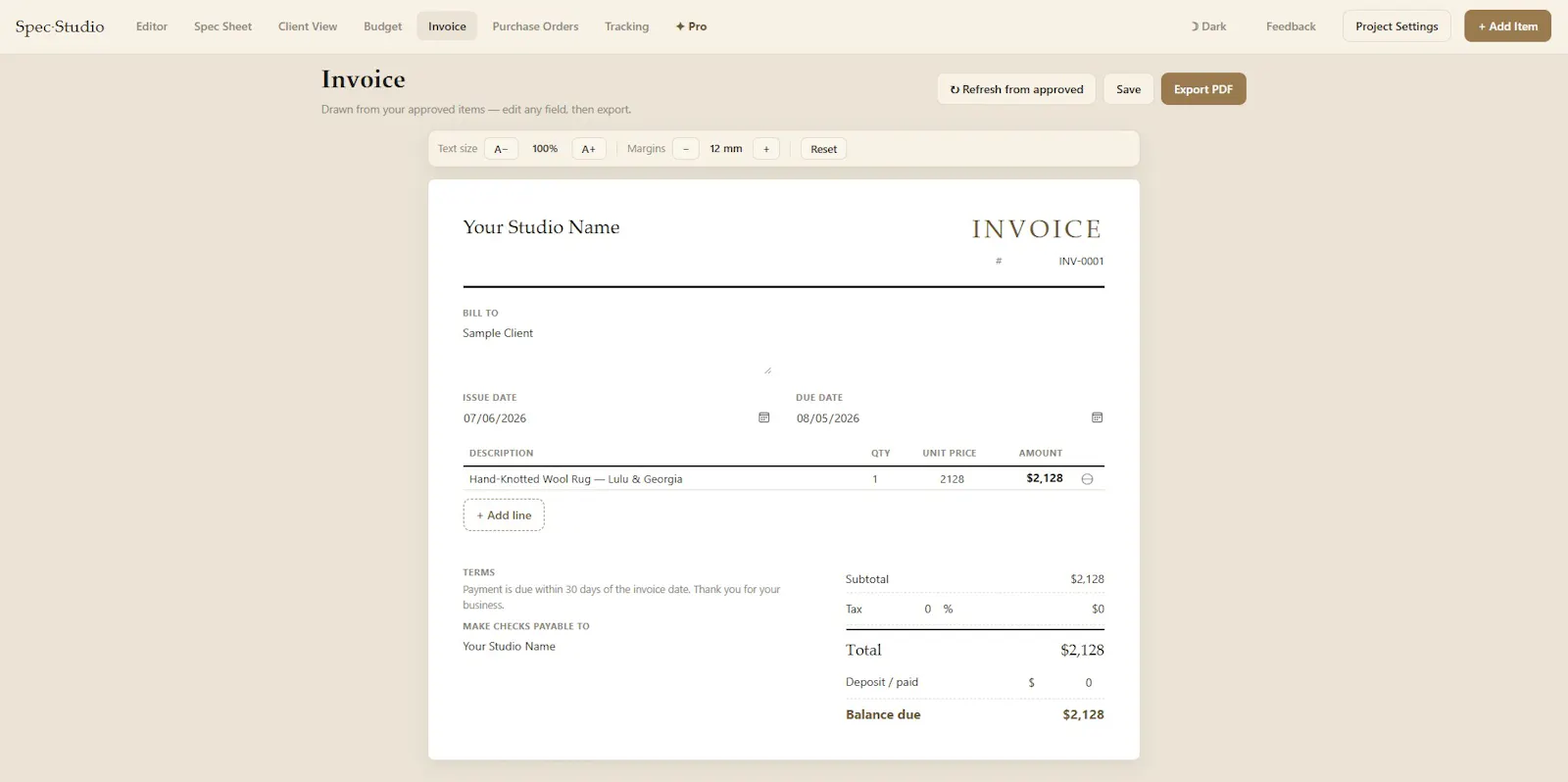 Spec·Studio screenshot 4