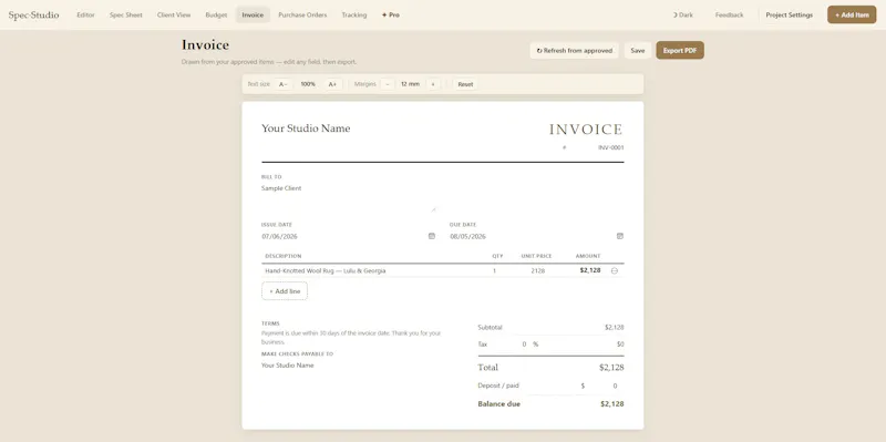 Spec·Studio screenshot 4