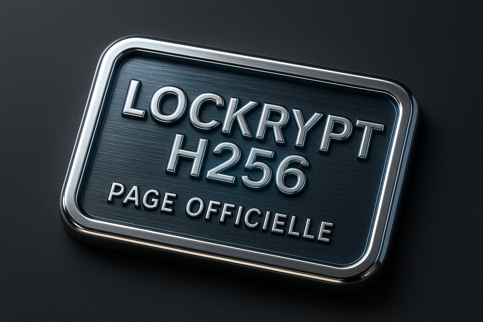Lockrypt H256 – Secure vault AES-256 - Product Hunt launch logo and brand identity