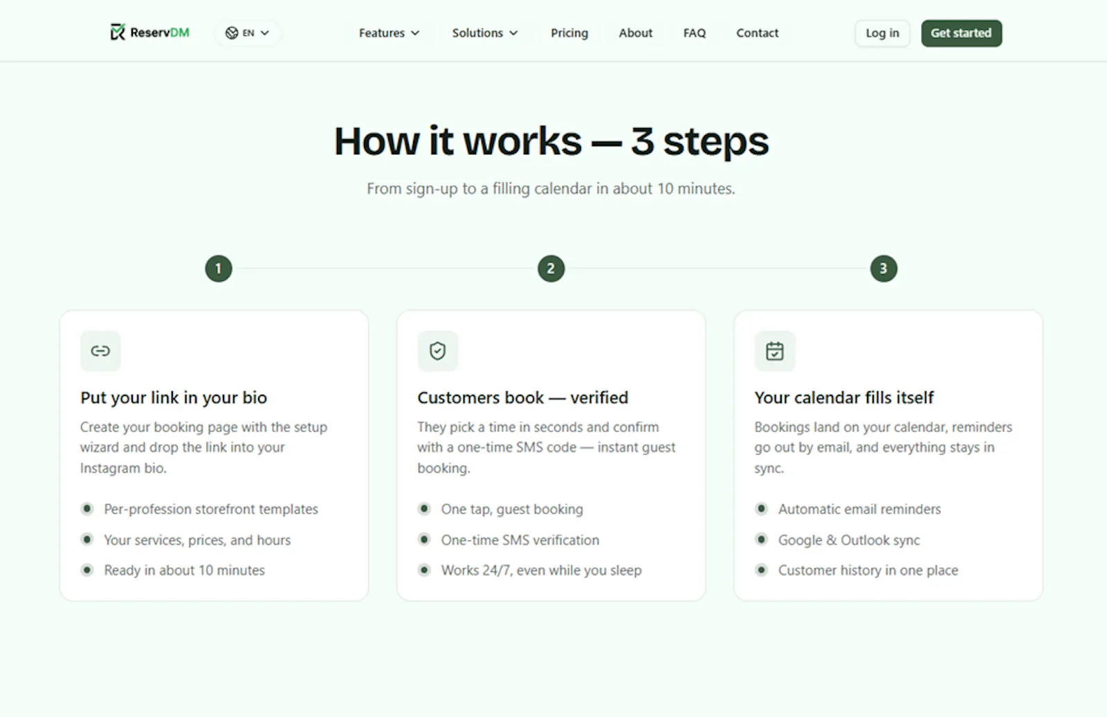 ReservDM screenshot 2