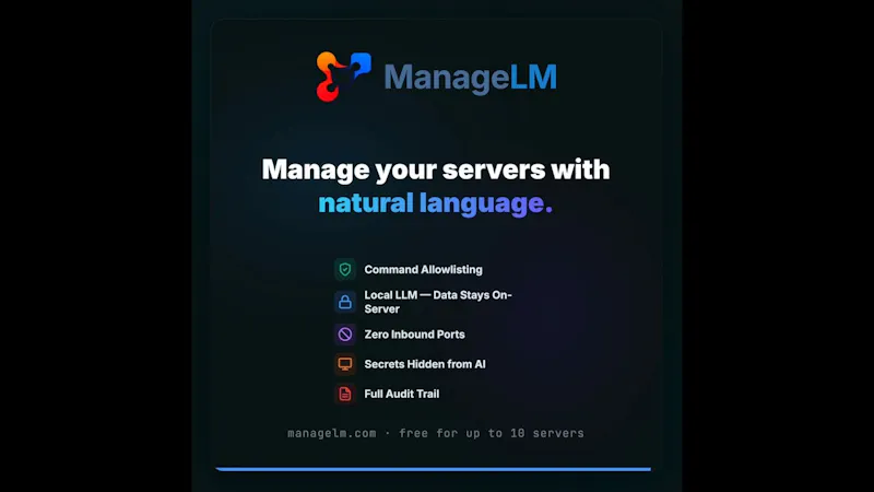 ManageLM screenshot 1 (video preview)