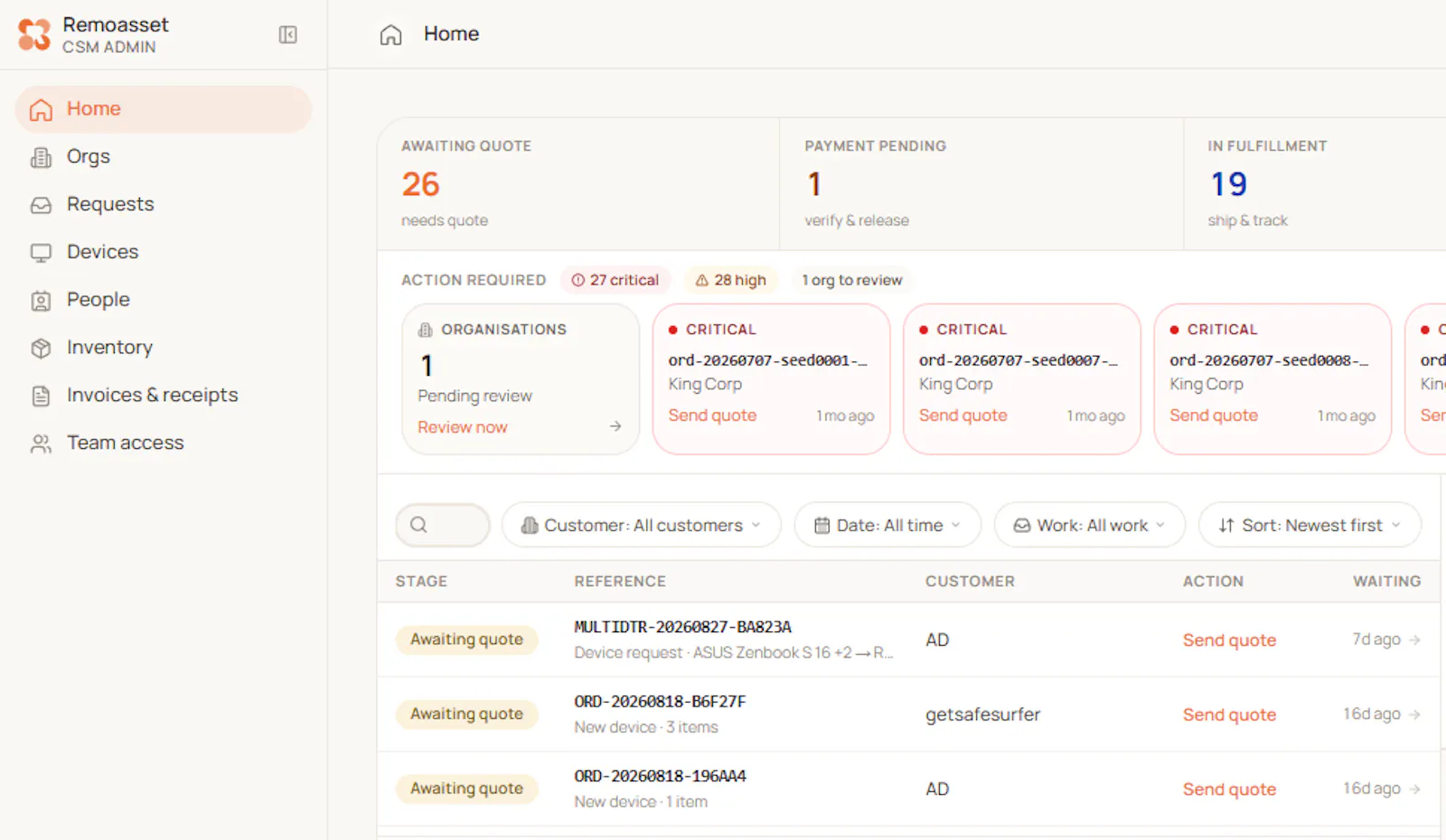 RemoAsset screenshot 1