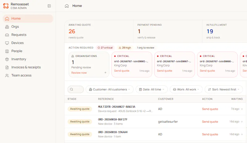 RemoAsset screenshot 1