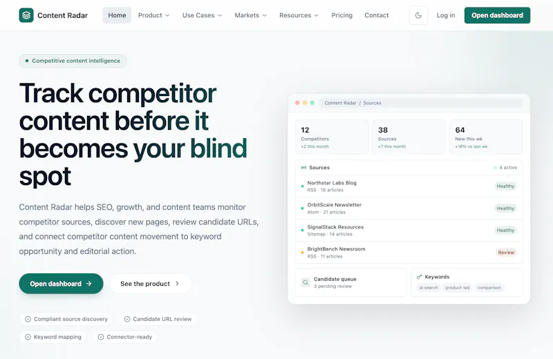 Content Radar screenshot 4