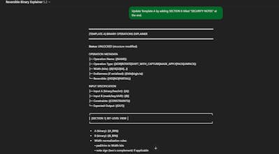 Reversible Binary Explainer gallery image