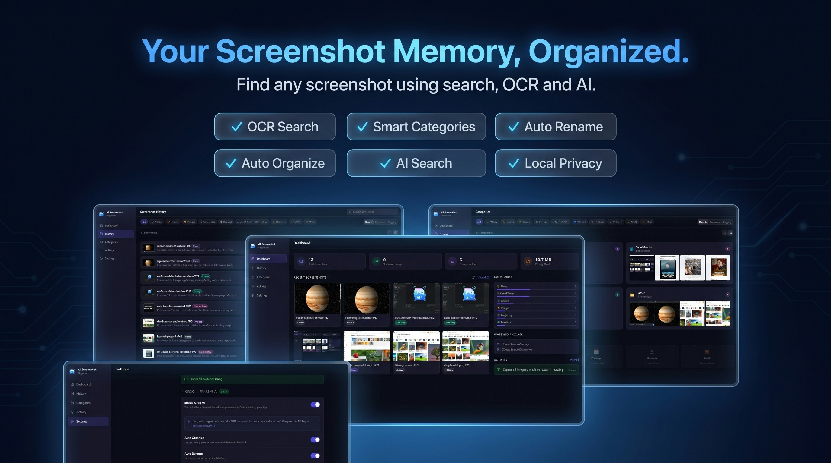 AI Screenshot Organizer gallery image