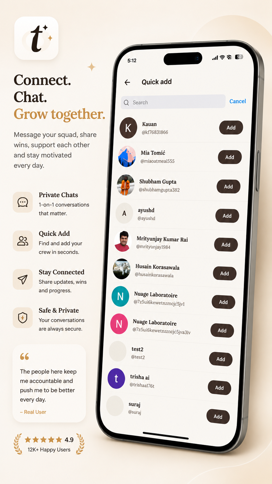 Trider : modern habit tracker gallery image