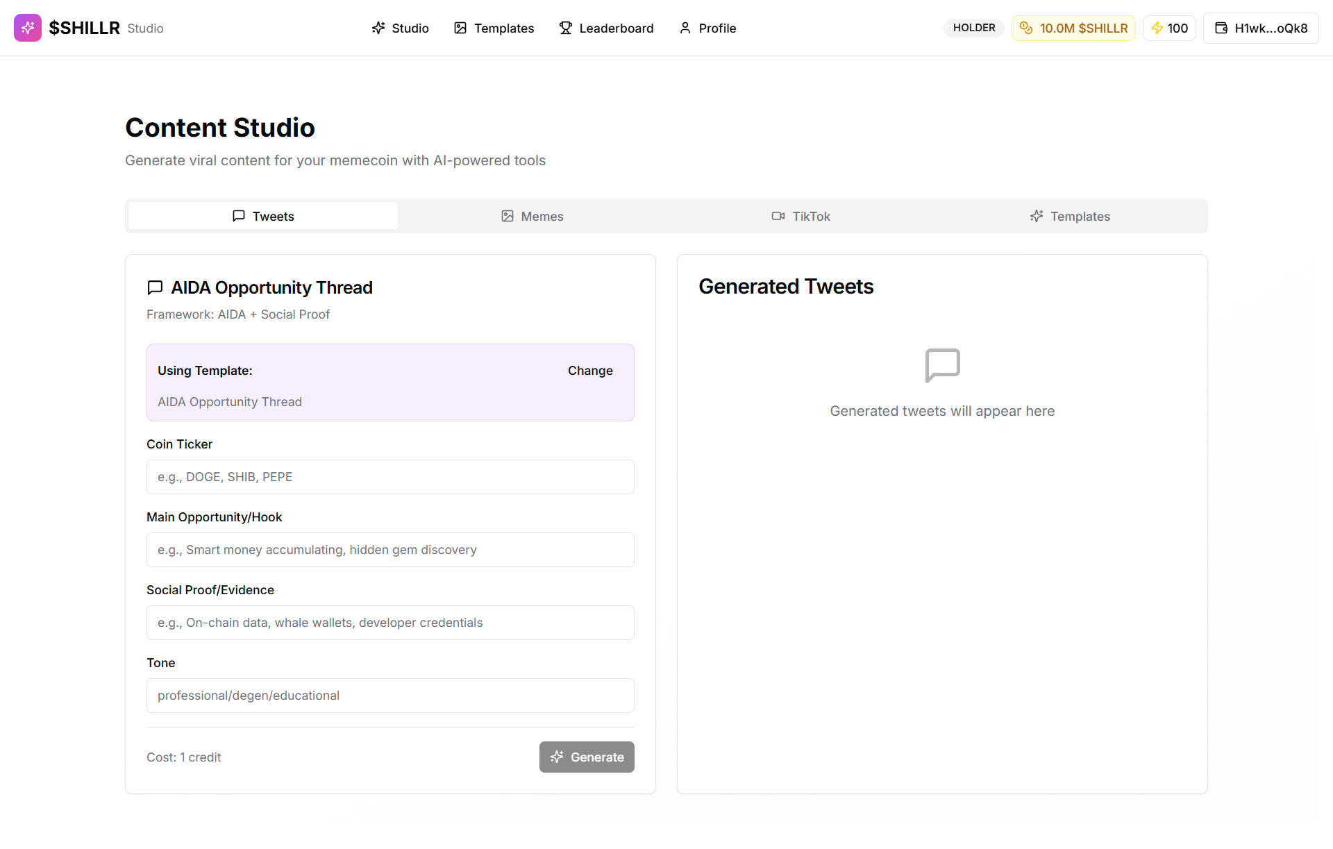 $SHILLR Studio gallery image