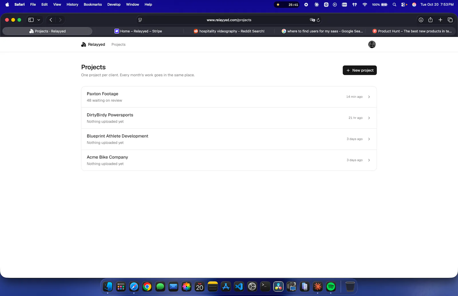 Relayyed screenshot 2