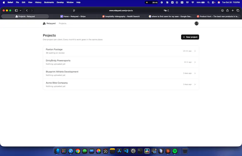 Relayyed screenshot 2