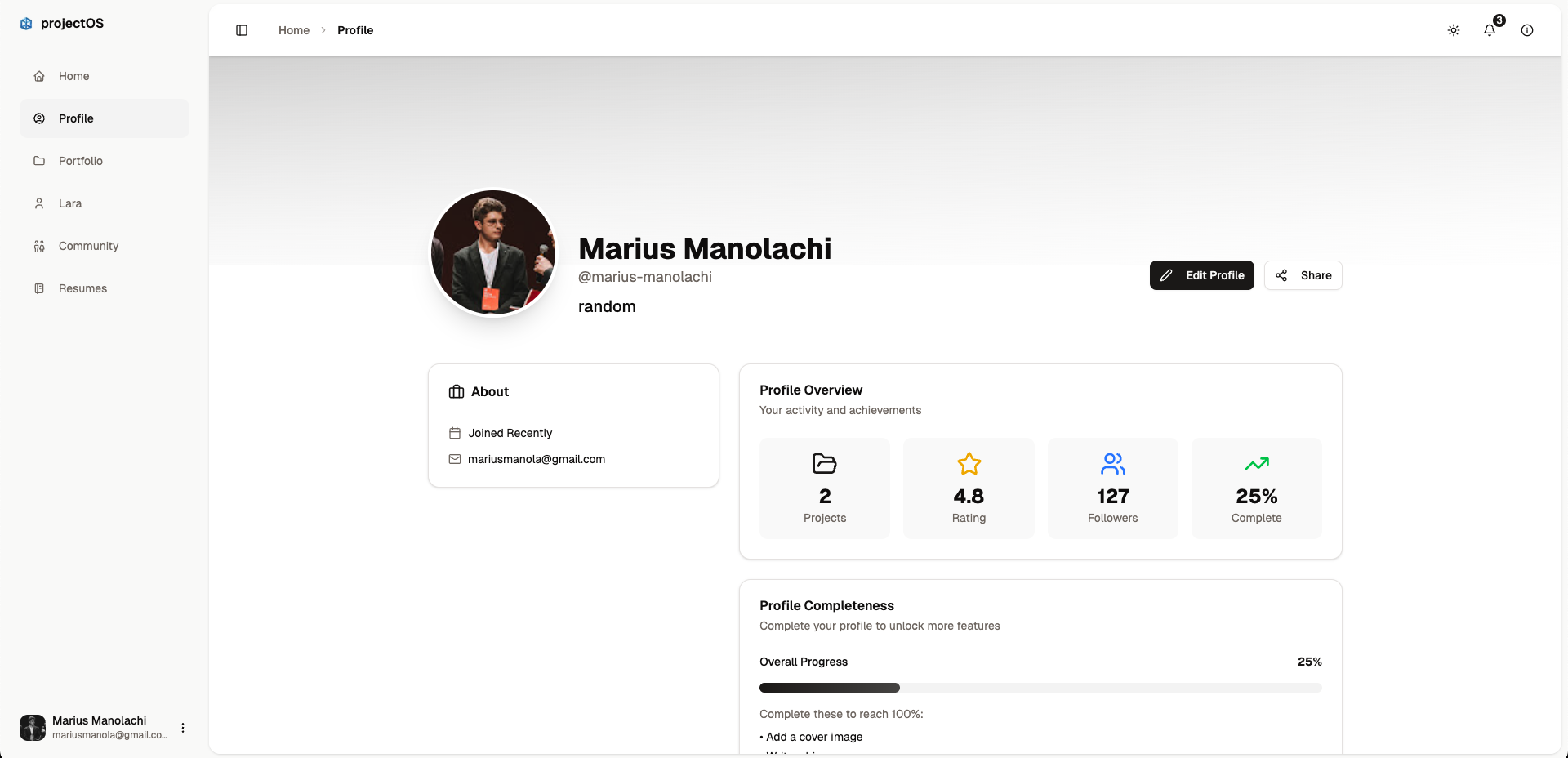 projectOS gallery image