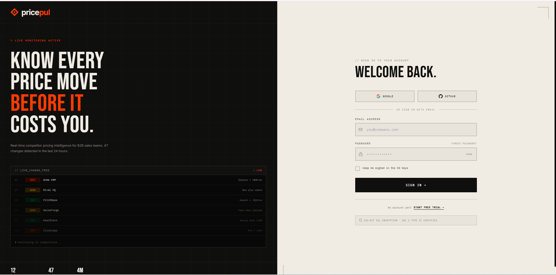 PricePul - Pricing Intelligence Tool gallery image