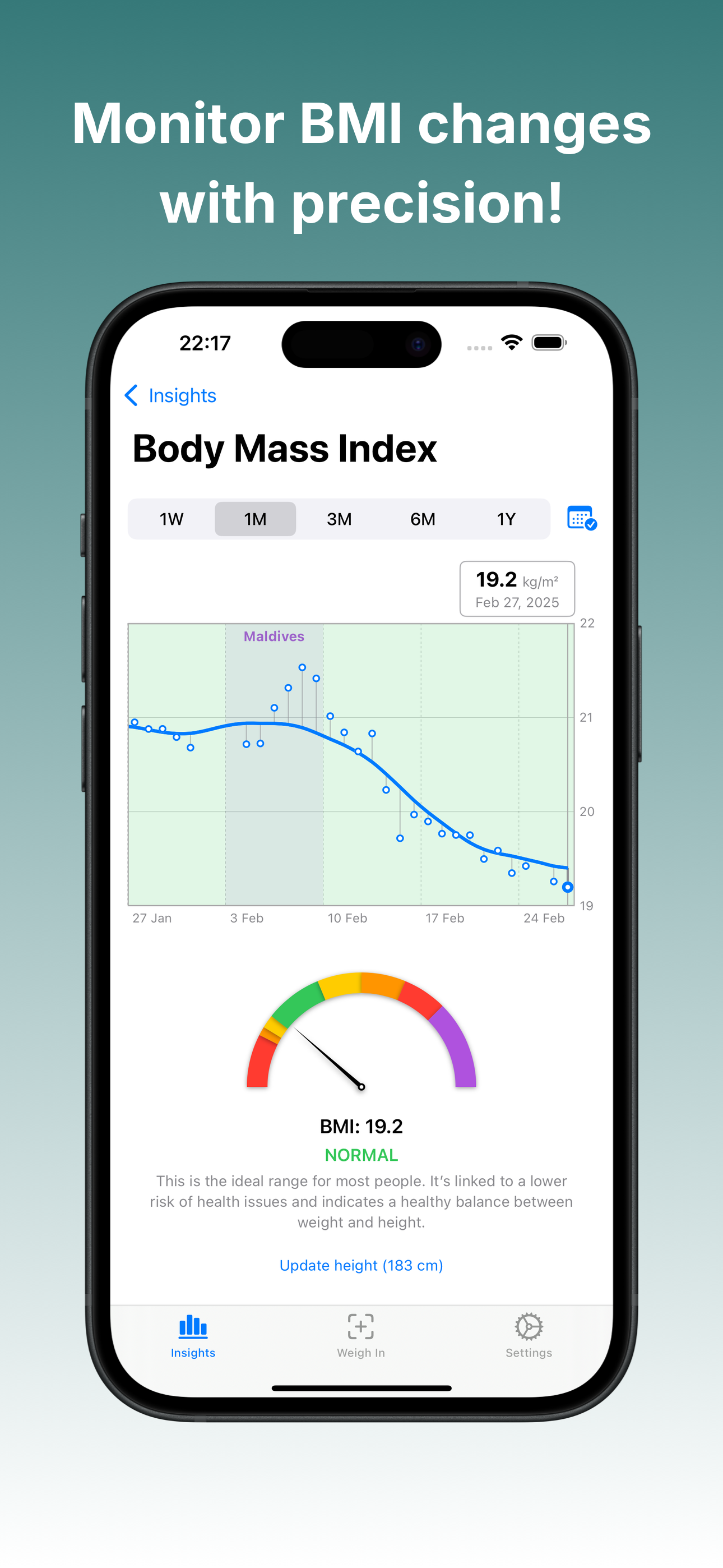 SnapScale: AI Weight Tracker - Screenshot 3 showing product features and functionality