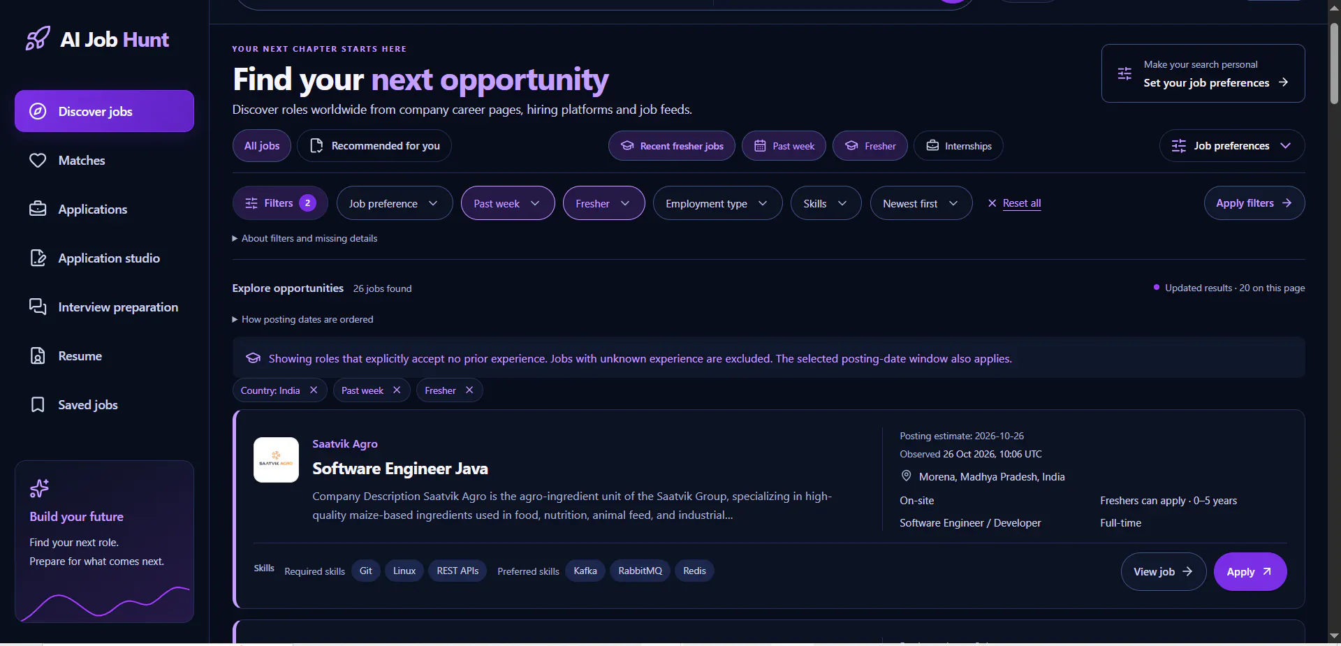 AI Job Hunt gallery image