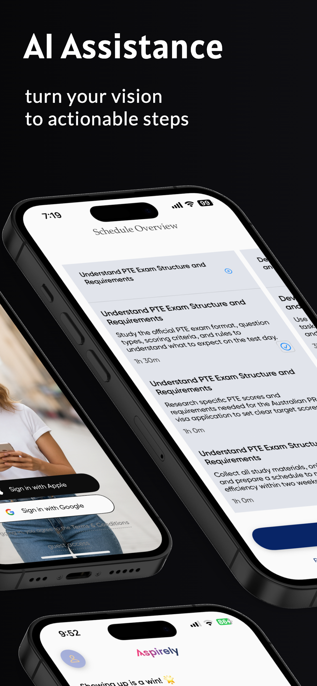 Aspirely: AI Goal & Task Planner gallery image