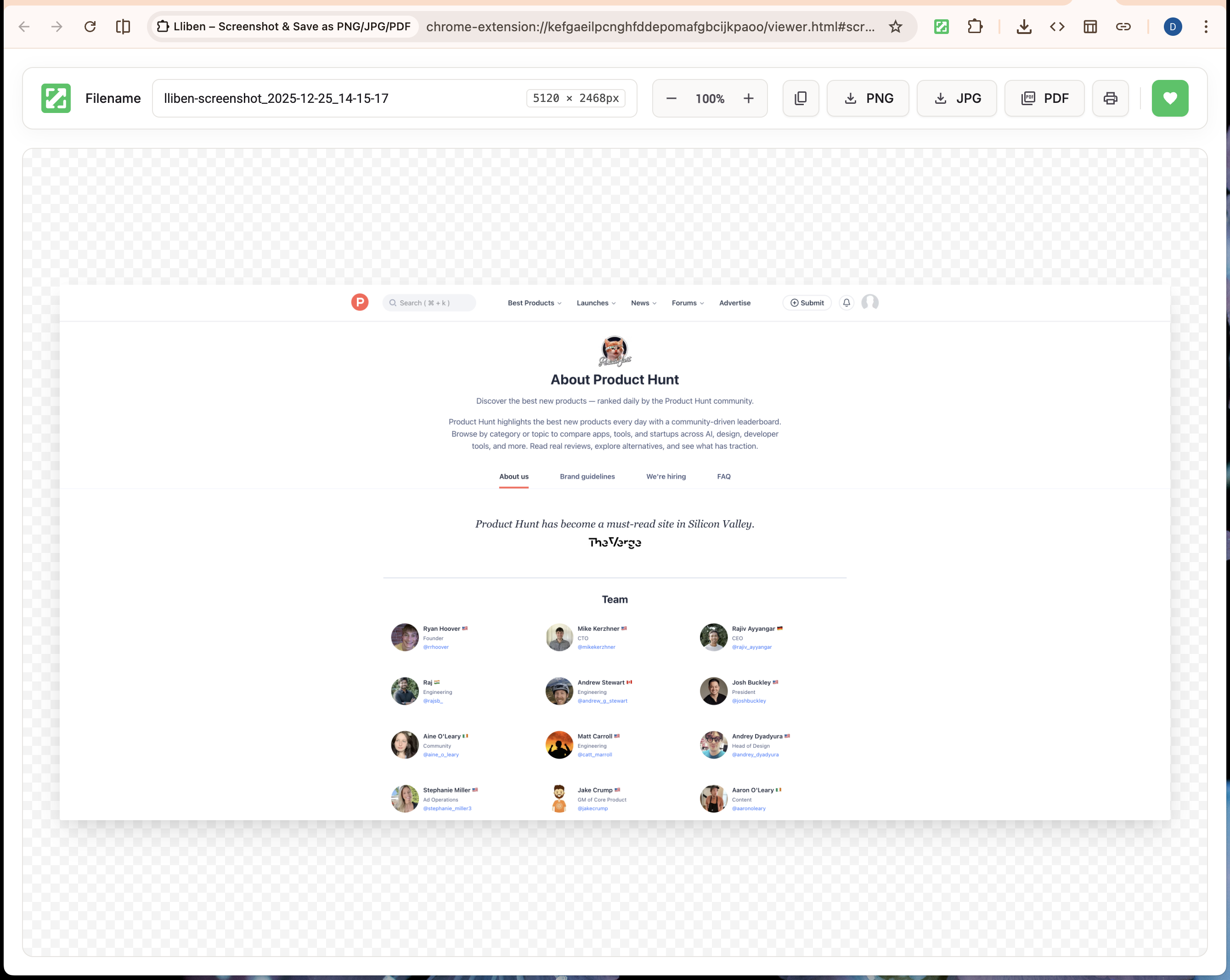 Lliben-Simple Screenshot Tool for Chrome - Screenshot 3 showing product features and functionality