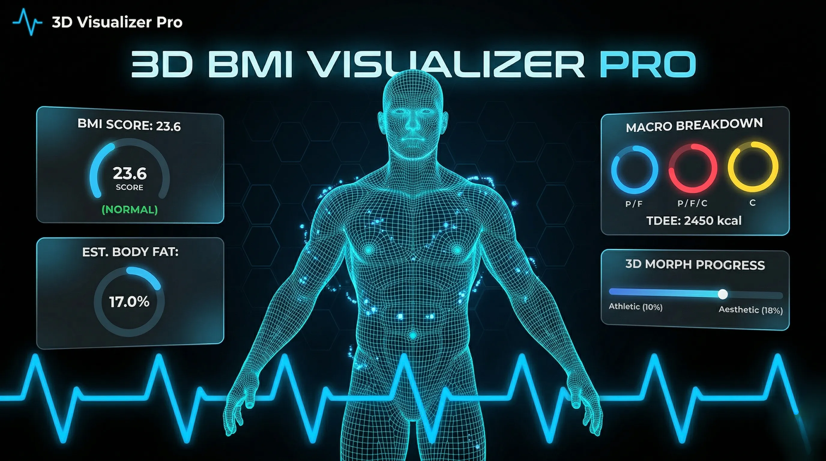 3D BMI Visualizer Pro 제품 배너