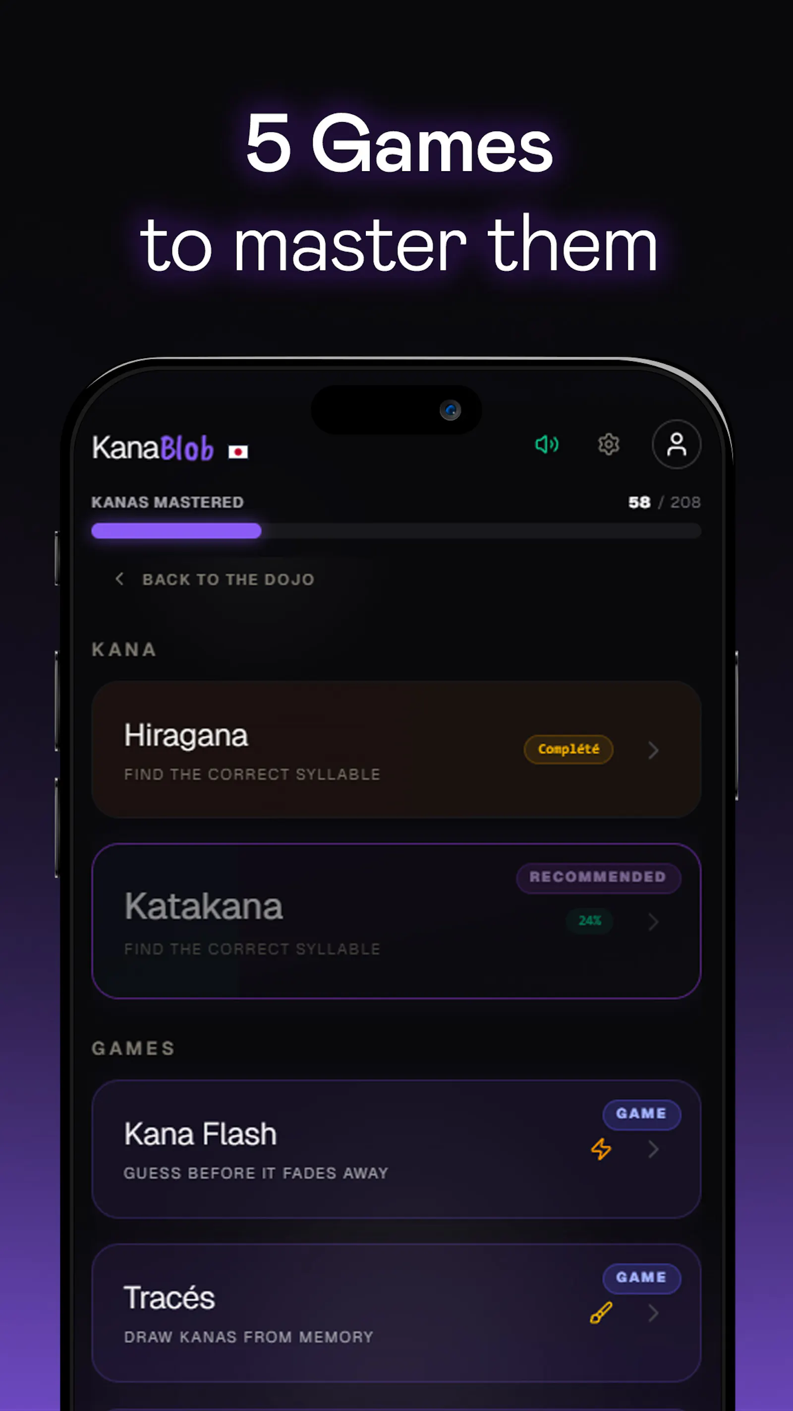 KanaBlob screenshot 3