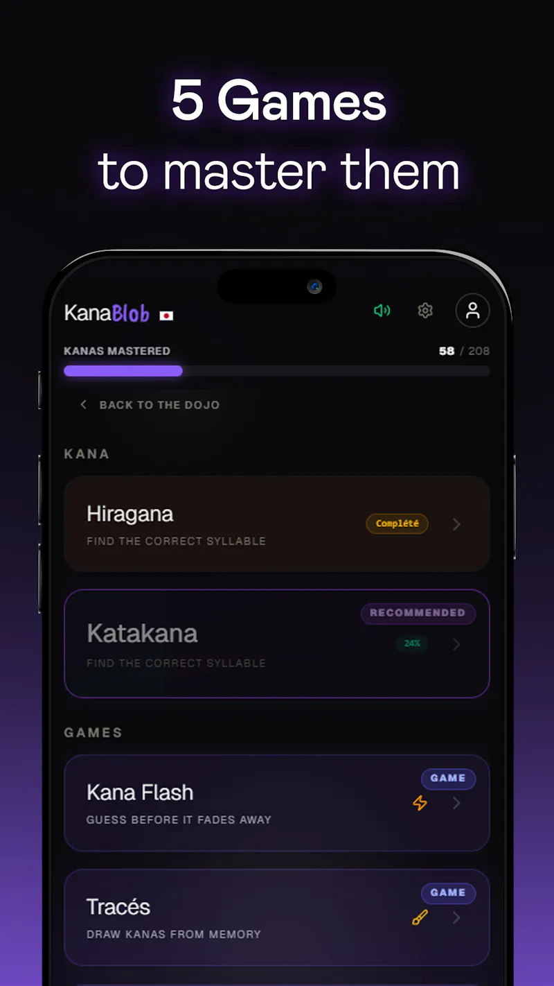 KanaBlob screenshot 3