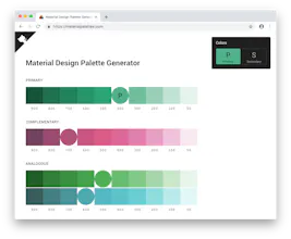 Material Design Palette Generator gallery image