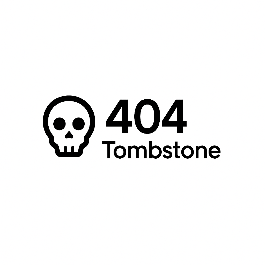 404 Tombstone logo