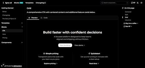 Sync UI Blocks gallery image
