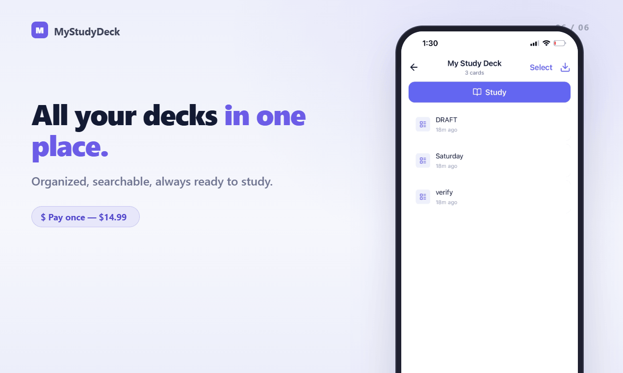MyStudyDeck gallery image