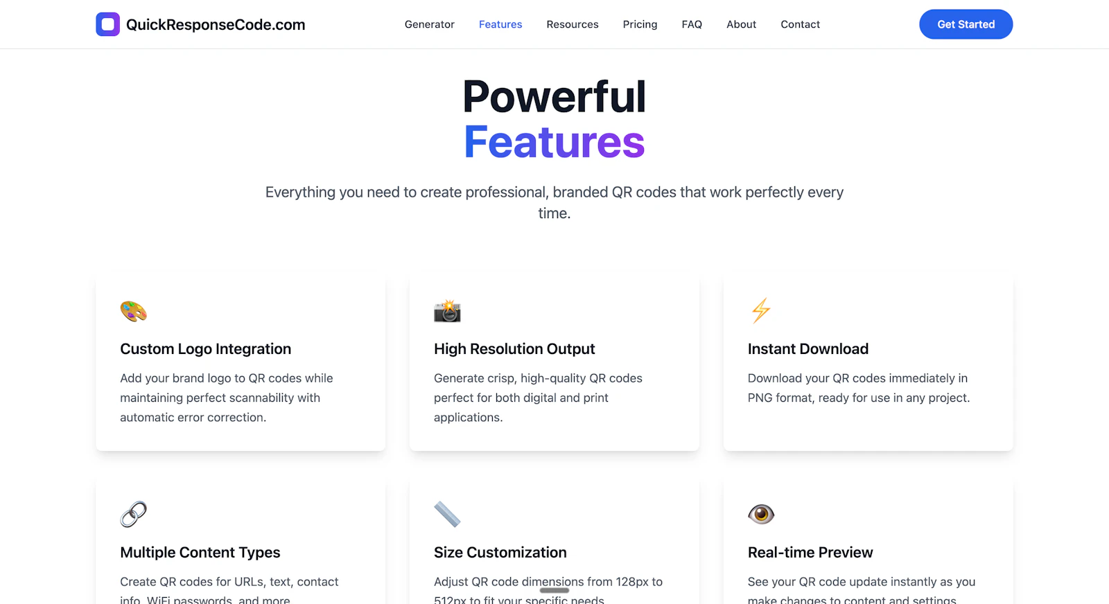 QuickResponseCode.com screenshot 3