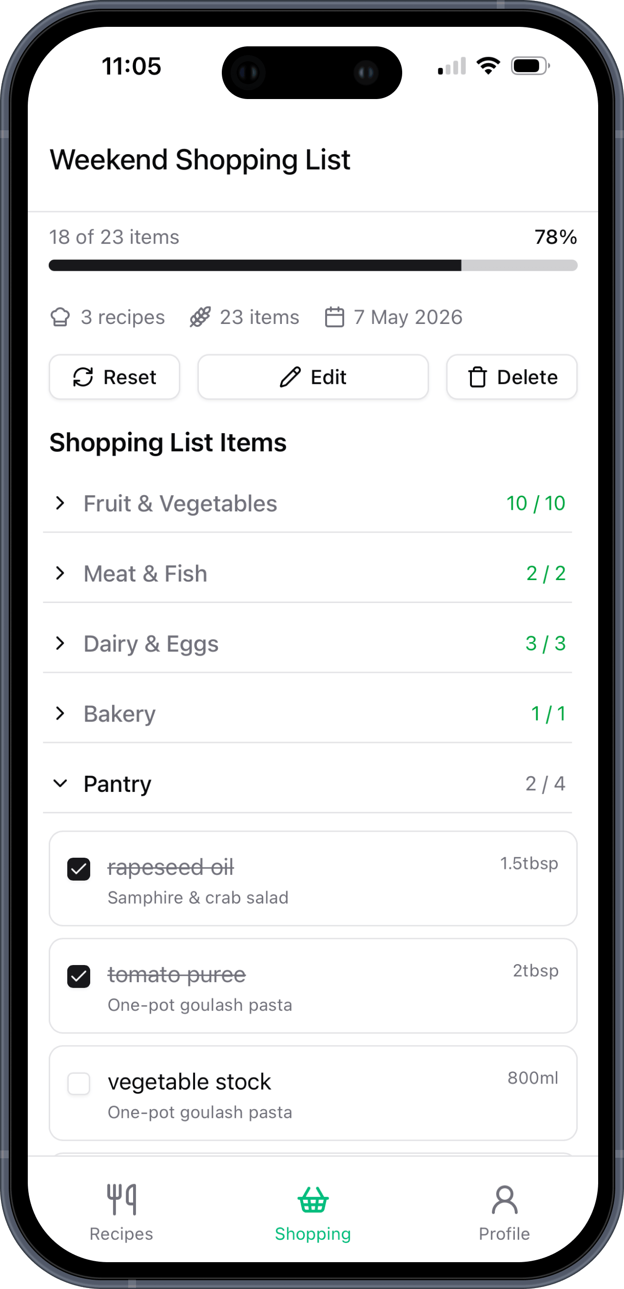 Basket List gallery image
